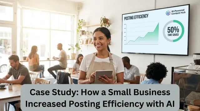 Case Study 2026: How a Small Business Transformed Posting Efficiency with AI Scheduling