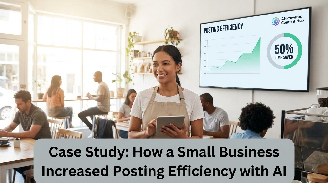 Case Study 2026: How a Small Business Transformed Posting Efficiency with AI Scheduling