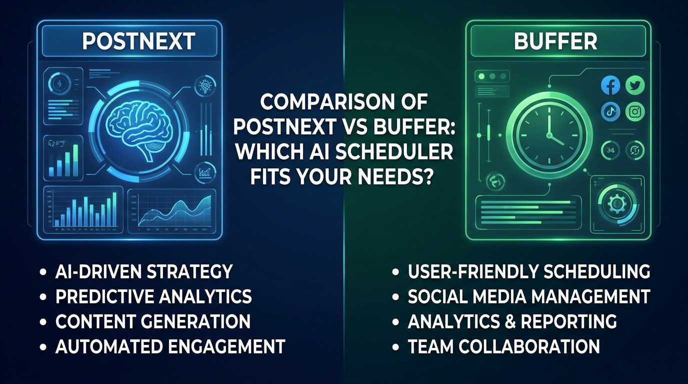 PostNext vs Buffer: An Honest Comparison for 2026