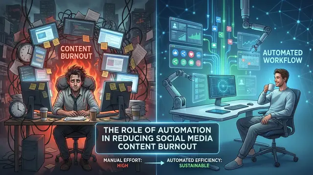 The Role of Automation in Reducing Social Media Content Burnout in 2026