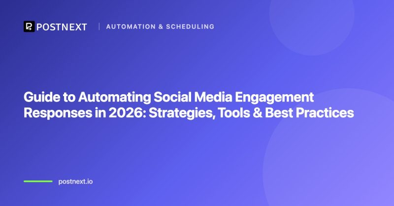 Guide to Automating Social Media Engagement Responses in 2026: Strategies, Tools & Best Practices